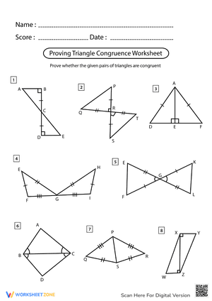 Proving Congruent Triangles 3
