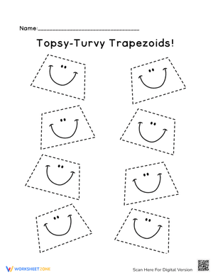 Topsy-Turvy Trapezoids Trace