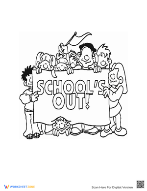 School'S Out Coloring Pages