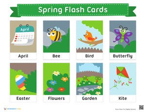 Spring Flash Cards 1
