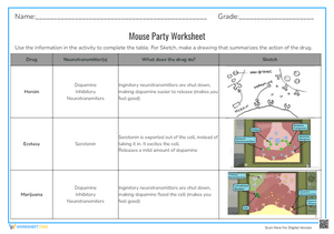 Mouse Party 2 Worksheets