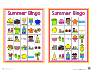 Summer Bingo Game 5