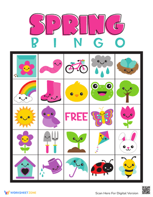 Spring Bingo Set 1