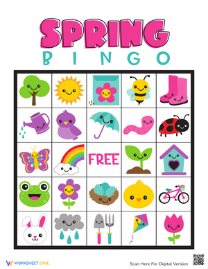 Spring Bingo Set 3