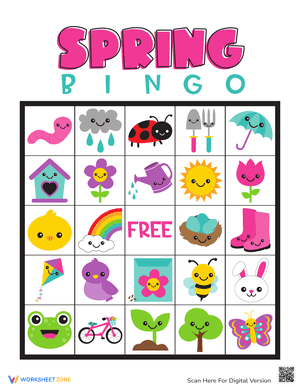 Spring Bingo Set 4