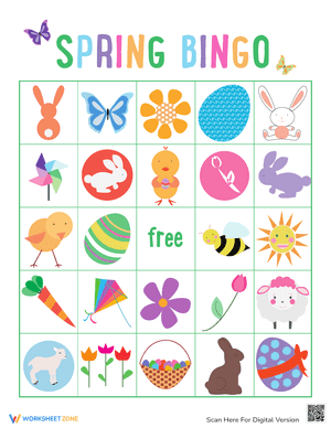 Spring Bingo Cards 9
