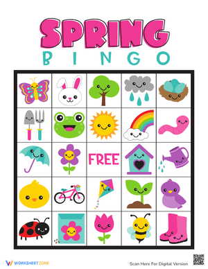 Spring Bingo Set 10