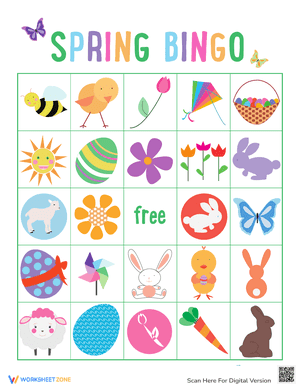 Spring Bingo Cards 1