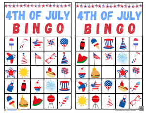 July 4th Bingo 1