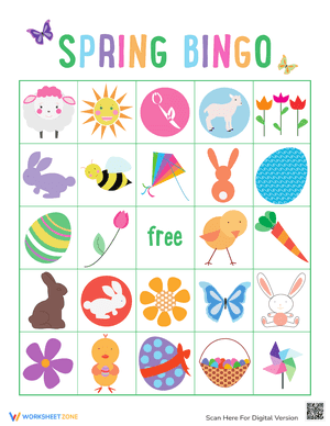 Spring Bingo Cards 2