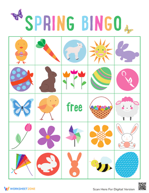 Spring Bingo Cards 13