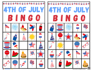 July 4th Bingo 4