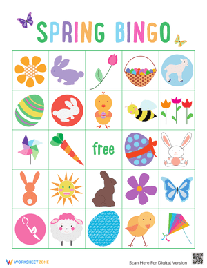 Spring Bingo Cards 14