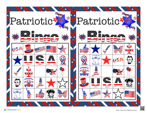 Patriotic Bingo 1