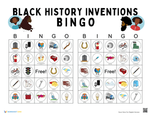 BLACK HISTORY INVENTIONS Bingo 5