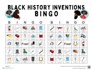 BLACK HISTORY INVENTIONS Bingo 10