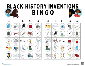 BLACK HISTORY INVENTIONS Bingo 15