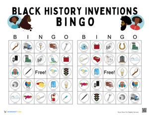 BLACK HISTORY INVENTIONS Bingo 6