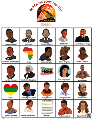 Black History Month Bingo Cards 6