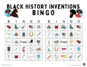 BLACK HISTORY INVENTIONS Bingo 2