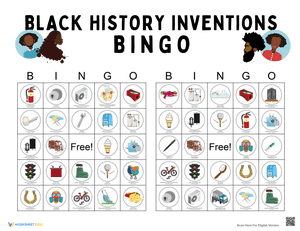 BLACK HISTORY INVENTIONS Bingo 11