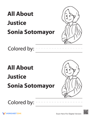 All About Sonia Sotomayor Reader