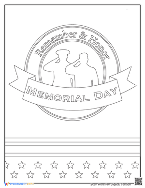 Memorial Day Coloring Pages 2