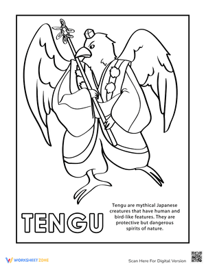 Color the Tengu