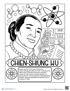 CHINESE AMERICAN FEMALE PHYSICIST CHIEN SHIUNG WU