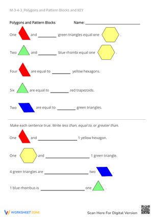 M-3-4-3_Polygons and Pattern Blocks and KEY