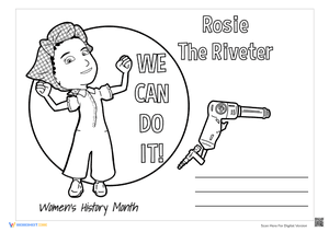 Rosie the Riveter Greeting Card