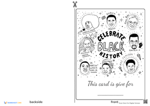 Black History Month Greeting Card Gift