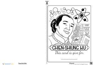 Chinese-American physicist Chien-Shiung Wu/ AAPI Month Greeting Card