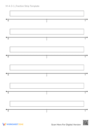 M-4-3-1_Fraction Strip Template