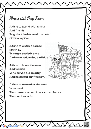 Memorial Day Poem For Children