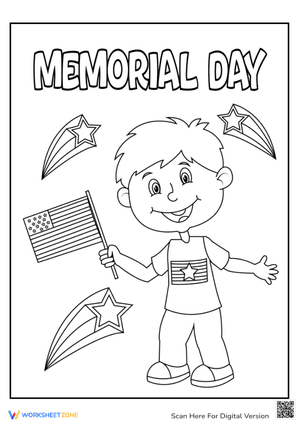 Memorial Day Kids Coloring Pages