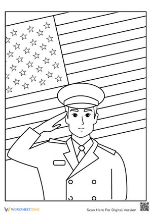 Honor Soldiers Coloring Pages