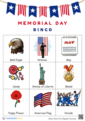 Memorial Day Bingo 4