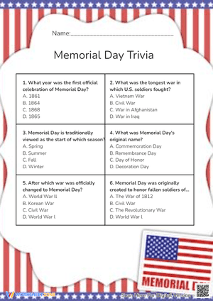 Memorial Day Trivia 6