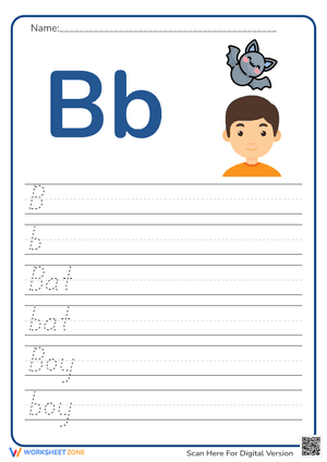 Letter B Practice