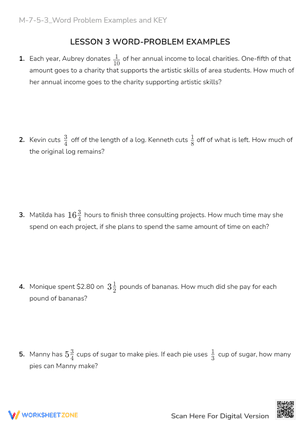 M-7-5-3_Word Problem Examples and KEY