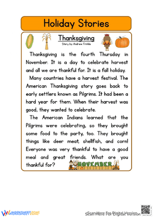 Holiday Stories-Thanksgiving