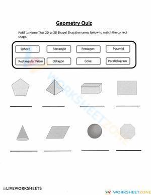Grade 3 Geometry Quiz