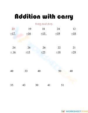 Addition with carry