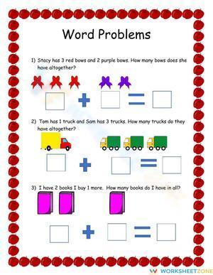 Word Problems 1-5