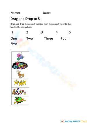 Drag and Drop to 5