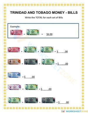Trinidad and Tobago Money  - Bills