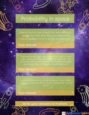 Probability in space