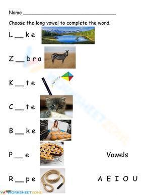 Long vowel practice