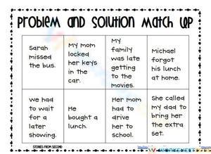 Problem-Solution Match Up